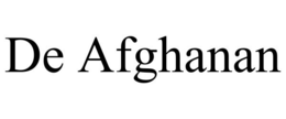 DE AFGHANAN trademark