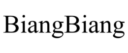 BIANGBIANG trademark