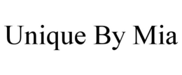 UNIQUE BY MIA trademark