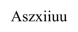 ASZXIIUU trademark