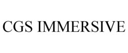 CGS IMMERSIVE trademark