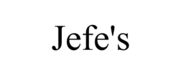 JEFE'S trademark