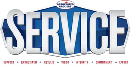 ASSOCIATED GROCERS SERVICE SUPPORT ENTHUSIASM RESULTS VIGOR INTEGRITY COMMITMENT EFFORT trademark