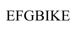EFGBIKE trademark