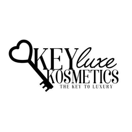 KEYLUXE KOSMETICS THE KEY TO LUXURY trademark