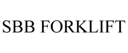 SBB FORKLIFT trademark