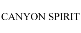 CANYON SPIRIT trademark