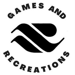 GAMES AND RECREATIONS trademark