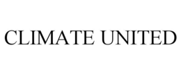 CLIMATE UNITED trademark