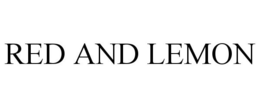 RED AND LEMON trademark