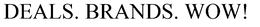 DEALS. BRANDS. WOW! trademark