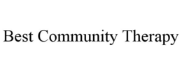 BEST COMMUNITY THERAPY trademark