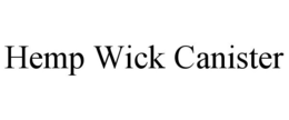 HEMP WICK CANISTER trademark