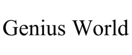 GENIUS WORLD trademark