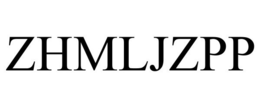 ZHMLJZPP trademark