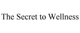 THE SECRET TO WELLNESS trademark