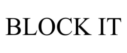BLOCK IT trademark