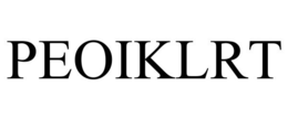 PEOIKLRT trademark