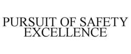 PURSUIT OF SAFETY EXCELLENCE trademark