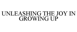 UNLEASHING THE JOY IN GROWING UP trademark