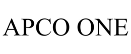 APCO ONE trademark