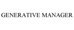 GENERATIVE MANAGER trademark