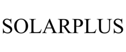 SOLARPLUS trademark