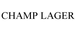 CHAMP LAGER trademark