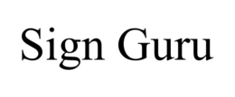 SIGN GURU trademark
