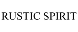 RUSTIC SPIRIT trademark