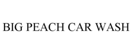 BIG PEACH CAR WASH trademark
