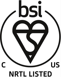 BSI BS C US NRTL LISTED trademark