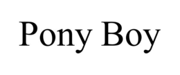 PONY BOY trademark