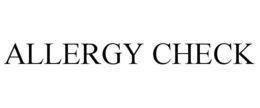 ALLERGY CHECK trademark