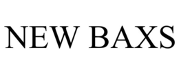 NEW BAXS trademark
