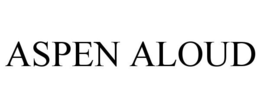 ASPEN ALOUD trademark