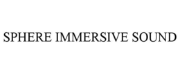 SPHERE IMMERSIVE SOUND trademark