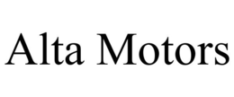 ALTA MOTORS trademark
