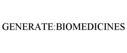 GENERATE:BIOMEDICINES trademark