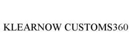 KLEARNOW CUSTOMS360 trademark
