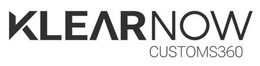 KLEARNOW CUSTOMS360 trademark