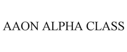 AAON ALPHA CLASS trademark
