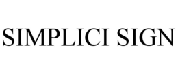 SIMPLICI SIGN trademark