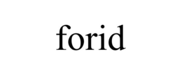 FORID trademark