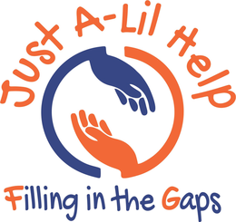 JUST A-LIL HELP FILLING IN THE GAPS trademark