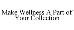 MAKE WELLNESS A PART OF YOUR COLLECTION trademark