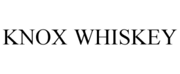 KNOX WHISKEY trademark