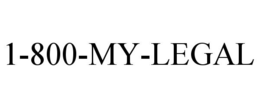 1-800-MY-LEGAL trademark