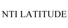 NTI LATITUDE trademark