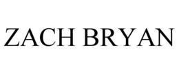 ZACH BRYAN trademark